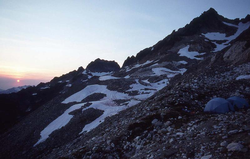 Ptarmigan Trav 055 Aug-1986 Sunset Under Dome Pk.jpg
